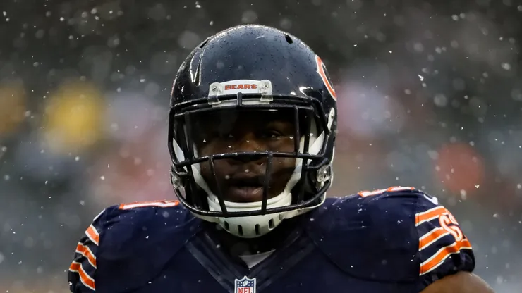 Eddie Goldman at Soldier Field in Chicago, Illinois.