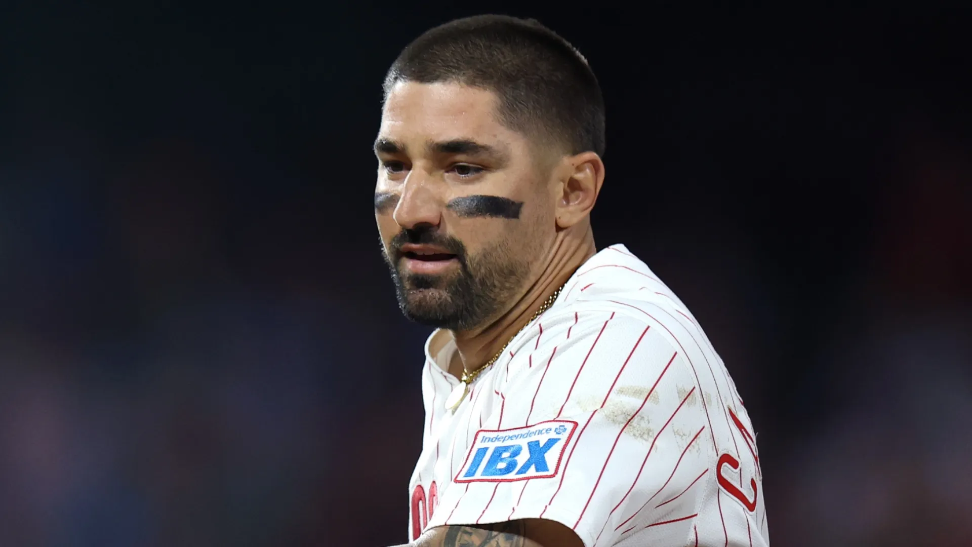 Nick Castellanos running for bases