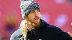 George Kittle #85 of the San Francisco 49ers.