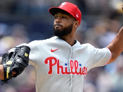 Cristopher Sanchez reacts after historic Phillies streak