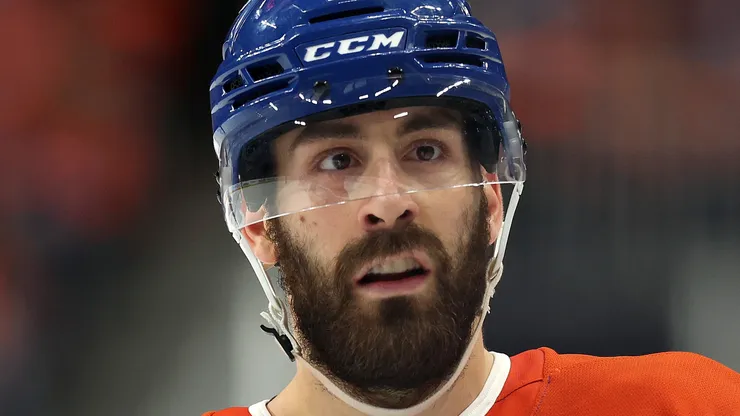 Evan Bouchard of the Edmonton Oilers and Canada.