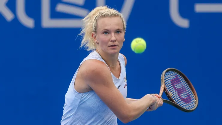 Katerina Siniakova during the day one of 2025 Wuhan Open