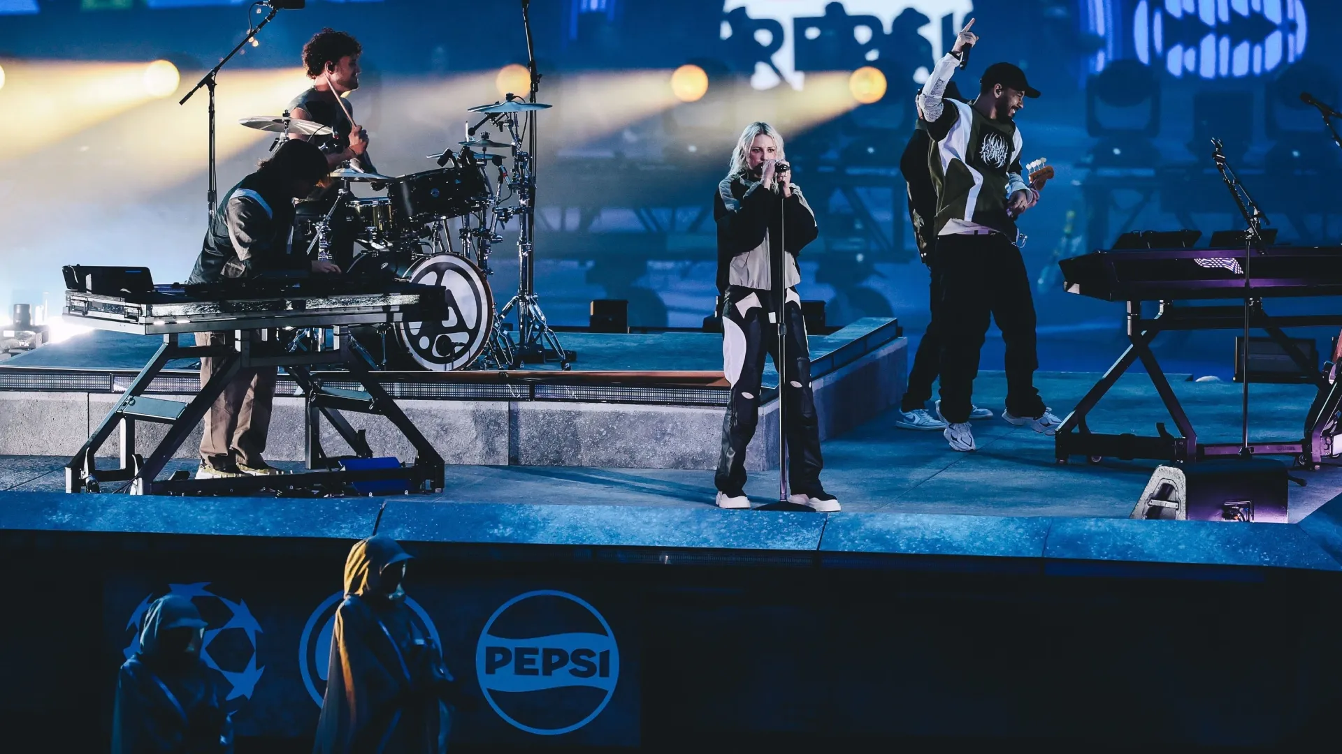 Linkin Park headline the 2025 UEFA Champions League Final kick off Show presented by Pepsi (Source: Andreas Rentz/Getty Images for Pepsi)
