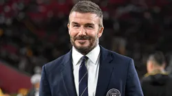 David Beckham, co-owner of Inter Miami CF reacts prior to the MLS match in 2026