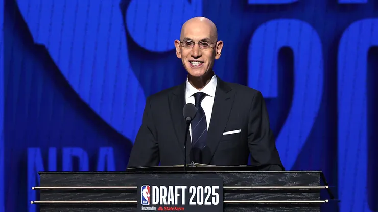 Adam Silver during the 2025 NBA Draft.
