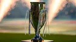 The trophy of the Concacaf Champions League during the CONCACAF Champions Cup 2025