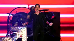 Brandon Flowers of The Killers performs onstage during KROQ Almost Acoustic Christmas 2017
