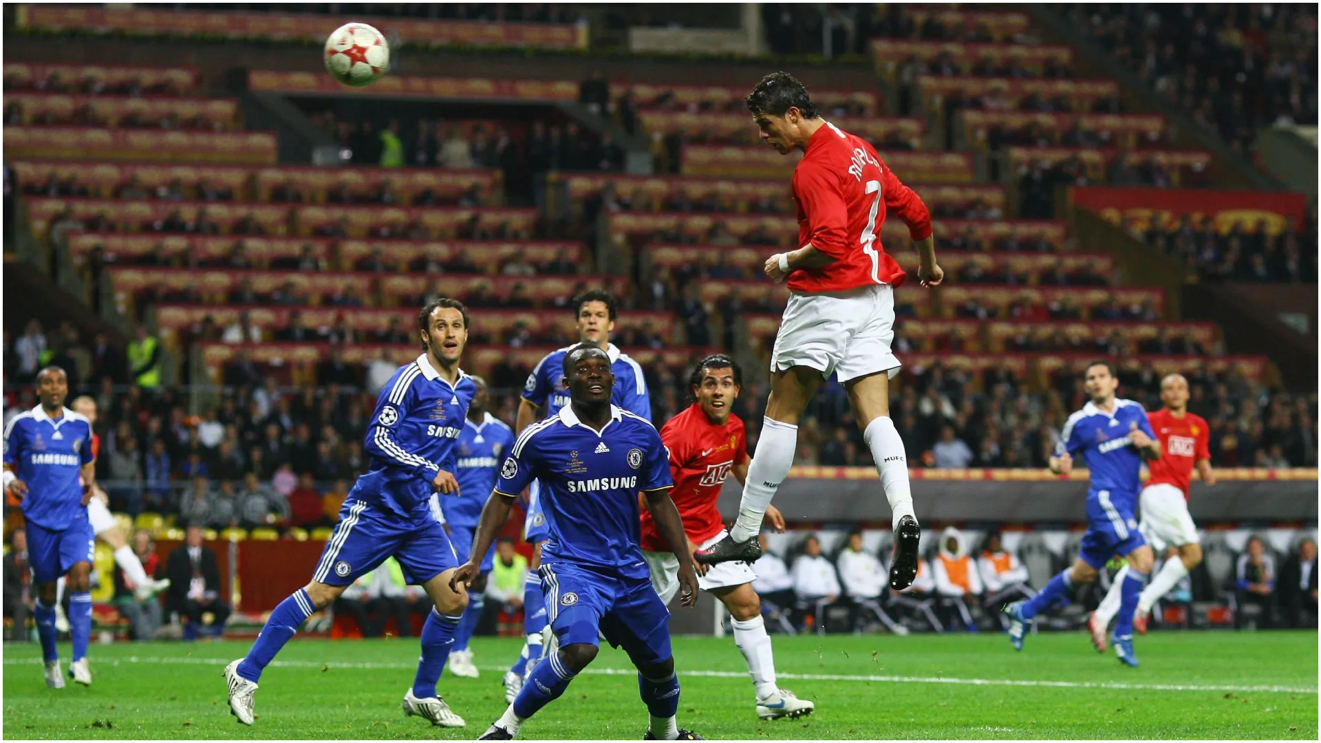 Manchester United vs Chelsea in 2008 UCL final