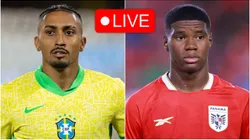 Raphinha of Brazil and Kadir Barria of Panama.
