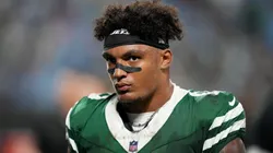 Braelon Allen #0 of the New York Jets