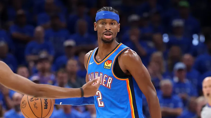 Shai Gilgeous-Alexander of the Oklahoma City Thunder.