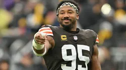 Myles Garrett #95 of the Cleveland Browns
