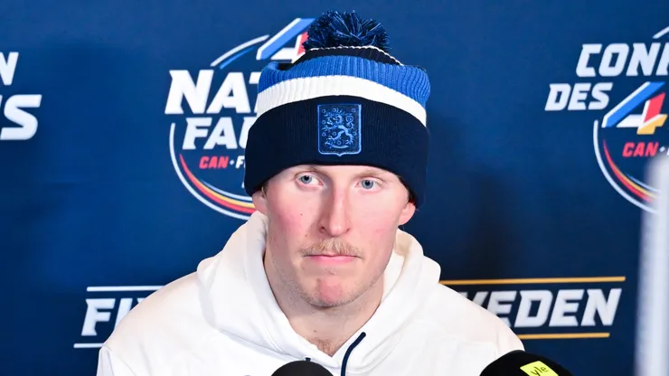 Patrik Laine during the 2025 NHL 4 Nations Face-Off.