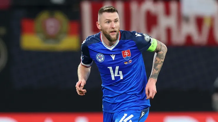 Milan Skriniar of Slovakia