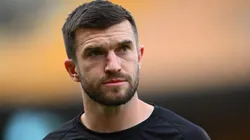 Tim Payne before an A-League Men match in 2025.