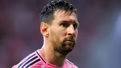 Lionel Messi #10 of Inter Miami CF reacts.
