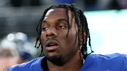 Malik Nabers #1 of the New York Giants at MetLife Stadium.