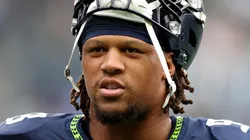Roy Robertson-Harris of the New York Giants tore his Achilles.