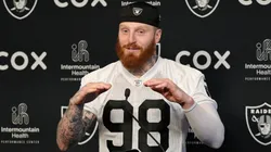 Maxx Crosby #98 of the Las Vegas Raiders.