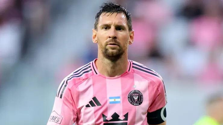 Lionel Messi #10 of Inter Miami CF reacts during the MLS match on May 24, 2026