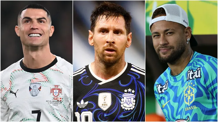 Cristiano Ronaldo, Lionel Messi and Neymar in 2026