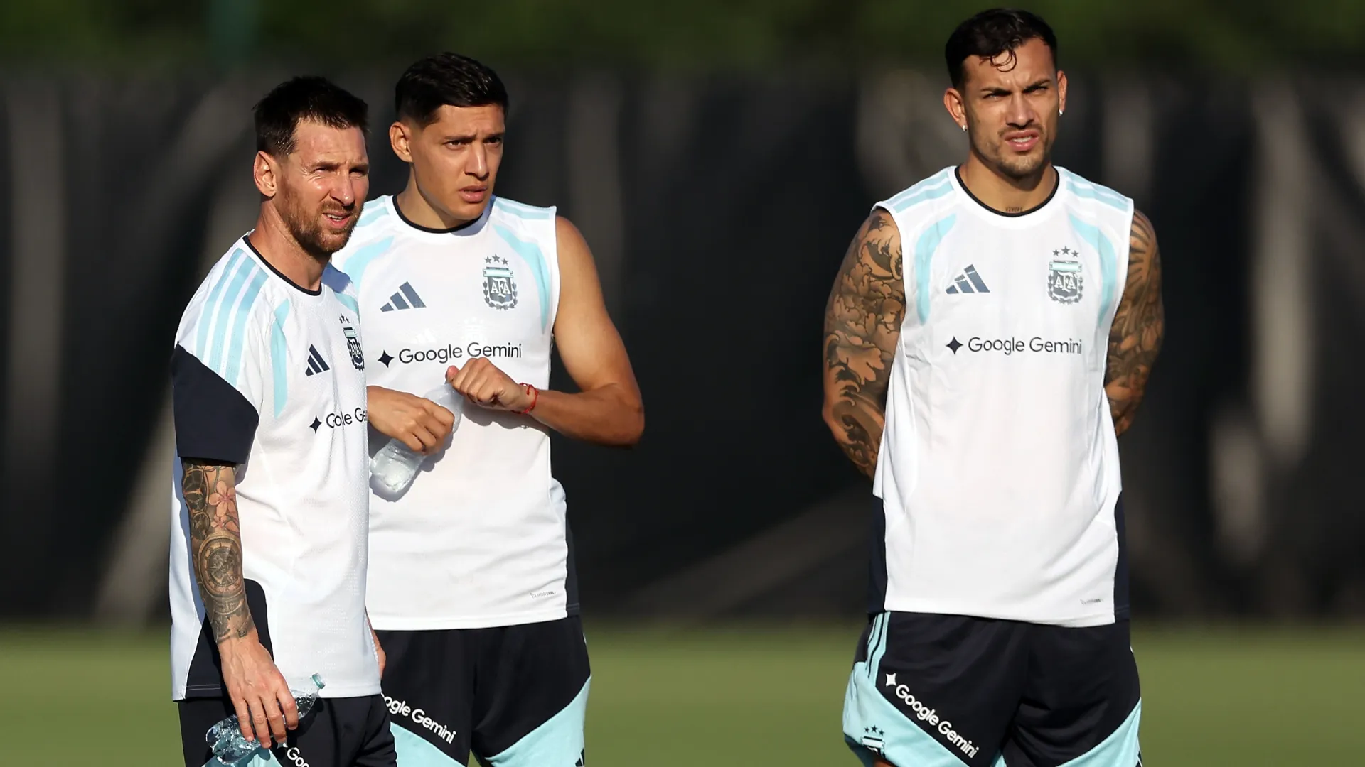 Lionel Messi #10 participates during a Team Argentina training session (Source: Jamie Squire/Getty Images)
