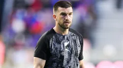 Tim Payne #2 of New Zealand warms up prior to playing against Haiti during their international friendly match