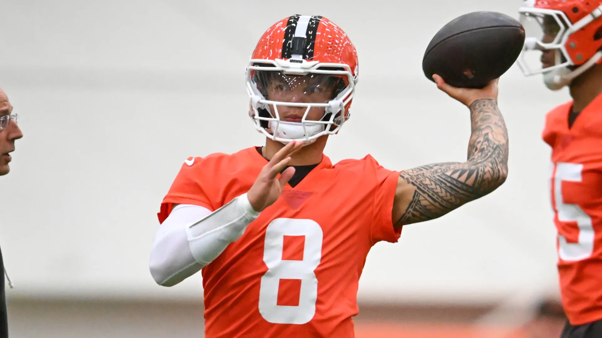 Dillon Gabriel #8 of the Cleveland Browns