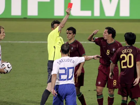 Which match had the most yellow and red cards in World Cup history?