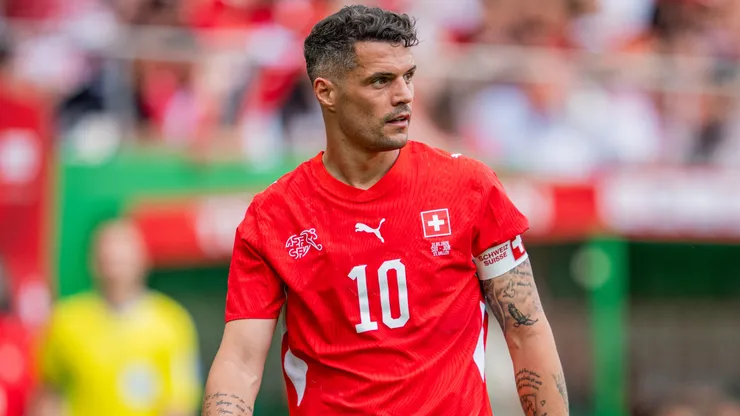 Granit Xhaka of Switzerland