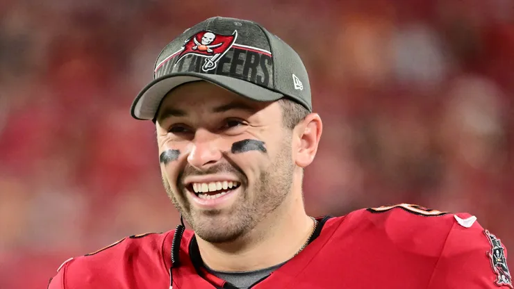 Baker Mayfield quarterback of the Tampa Bay Buccaneers