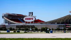 A general view of Arrowhead Stadium ahead of the 2026 World Cup.