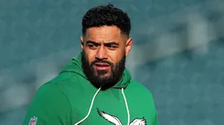 Jordan Mailata with the Eagles