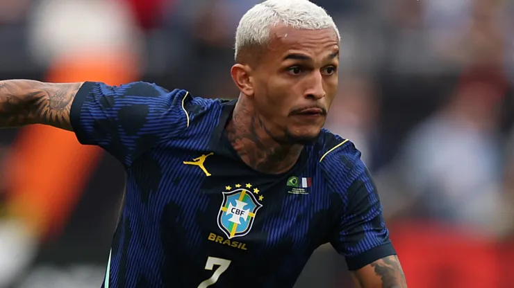 Wesley #2 of Brazil runs with the ball.