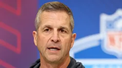 John Harbaugh head coach of the New York Giants