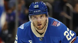 Jonny Brodzinski of the New York Rangers at Madison Square Garden.