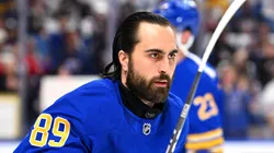 Alex Tuch at KeyBank Center in Buffalo, New York.