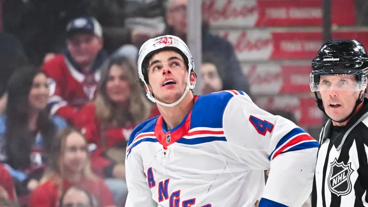 Braden Schneider of the New York Rangers.