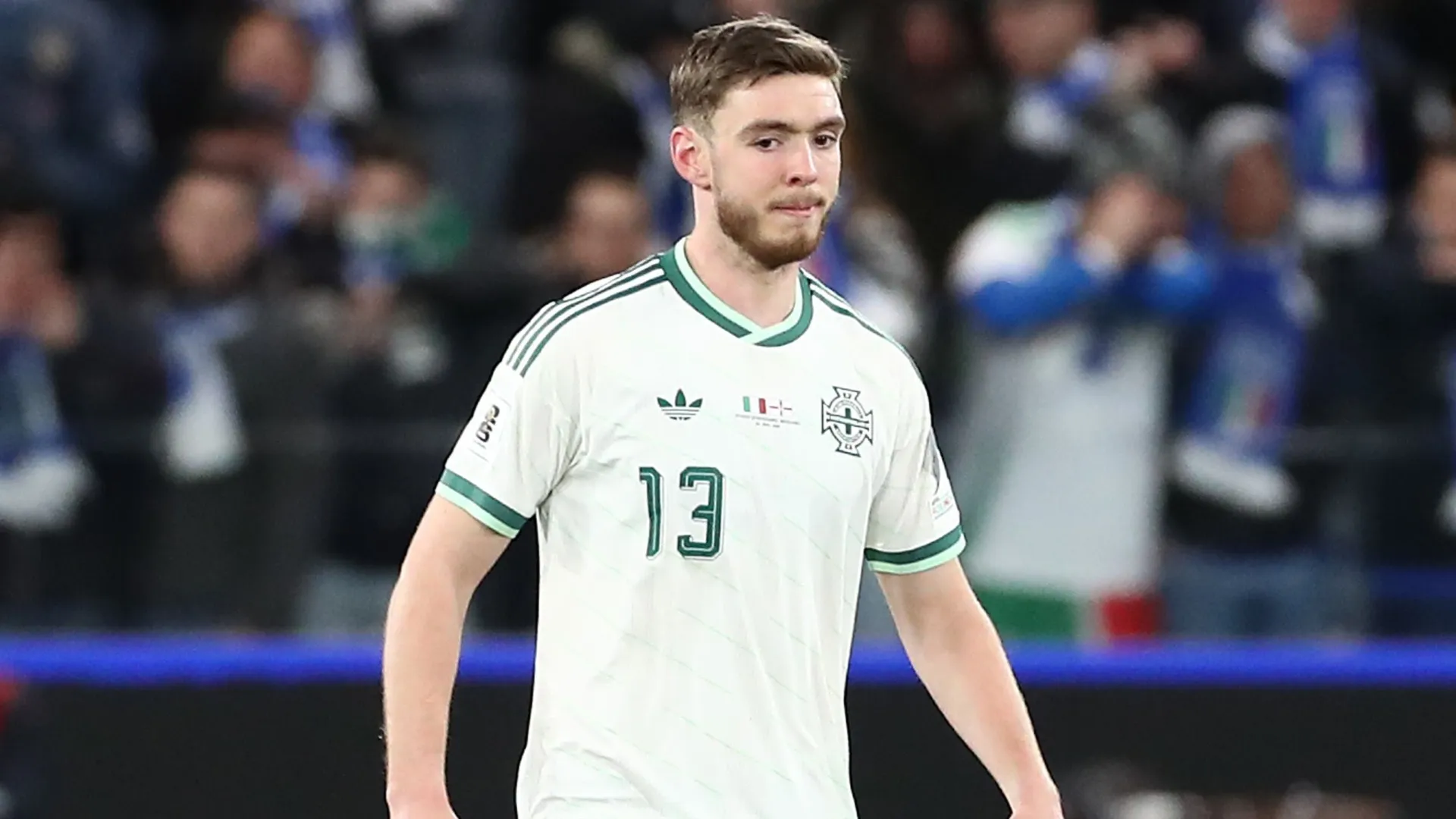 Ruairi McConville of Northern Ireland – Marco Luzzani/Getty Images