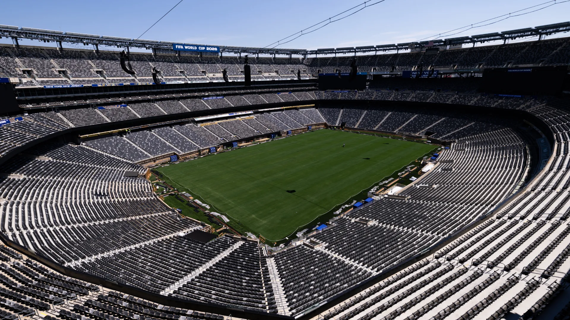 A general view inside of New York-New Jersey Stadium.