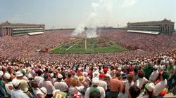The 1994 World Cup opening ceremony fanfare at Soldier Field in Chicago