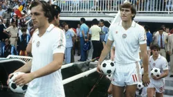 Hungary’s Laszlo Kiss against El Salvador at Spain 1982.