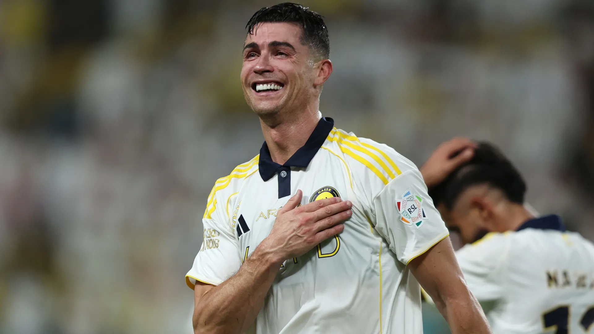 Cristiano Ronaldo during the Saudi Pro League match on May 21, 2026 (Source: Yasser Bakhsh/Getty Images)