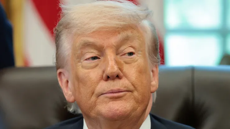 U.S. President Donald Trump in the Oval Office of the White House.