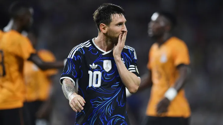 Lionel Messi of Argentina