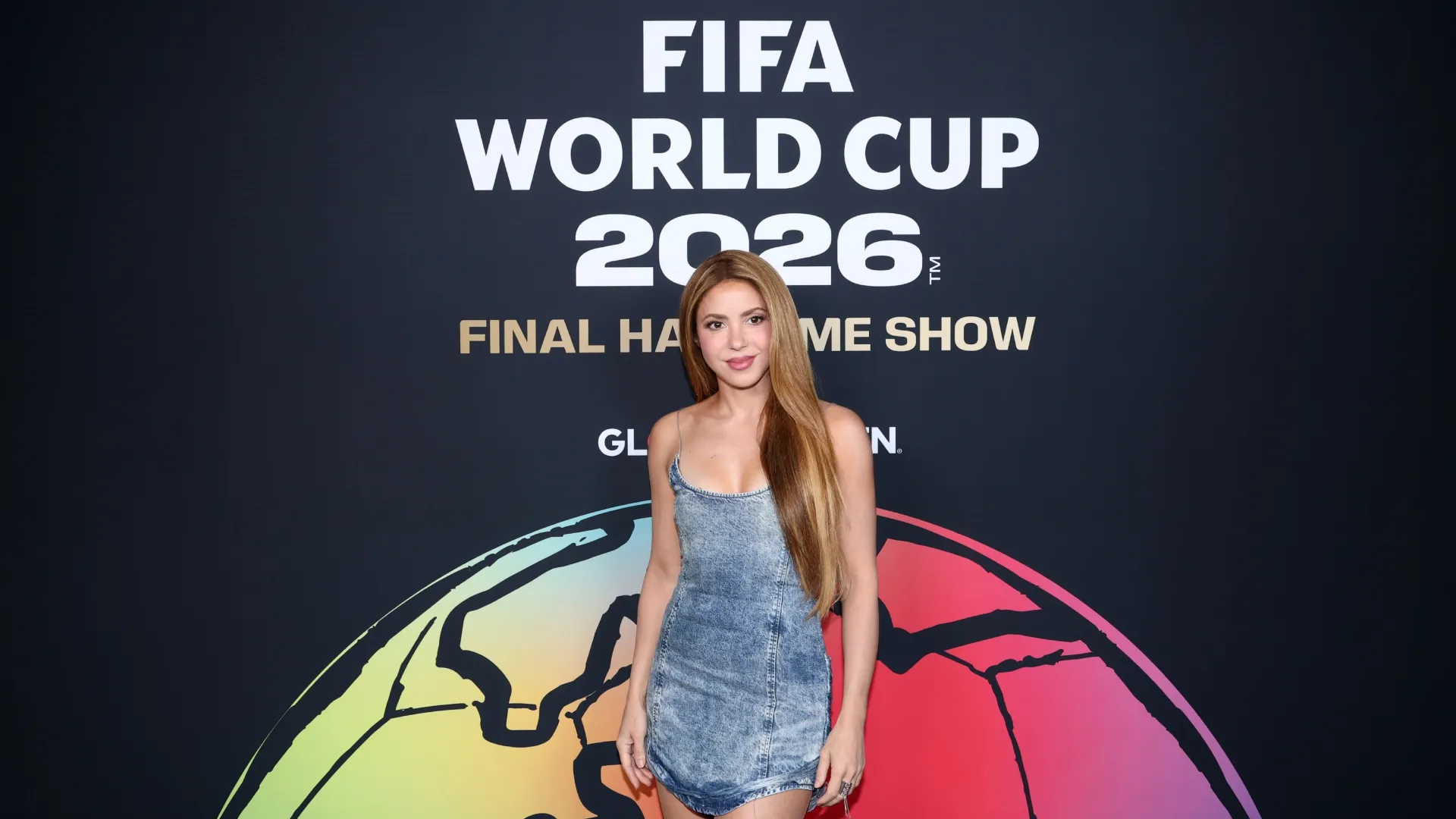 Shakira attends the announcement of the FIFA World Cup Final Halftime Show (Source: Rob Kim/Getty Images for Global Citizen)