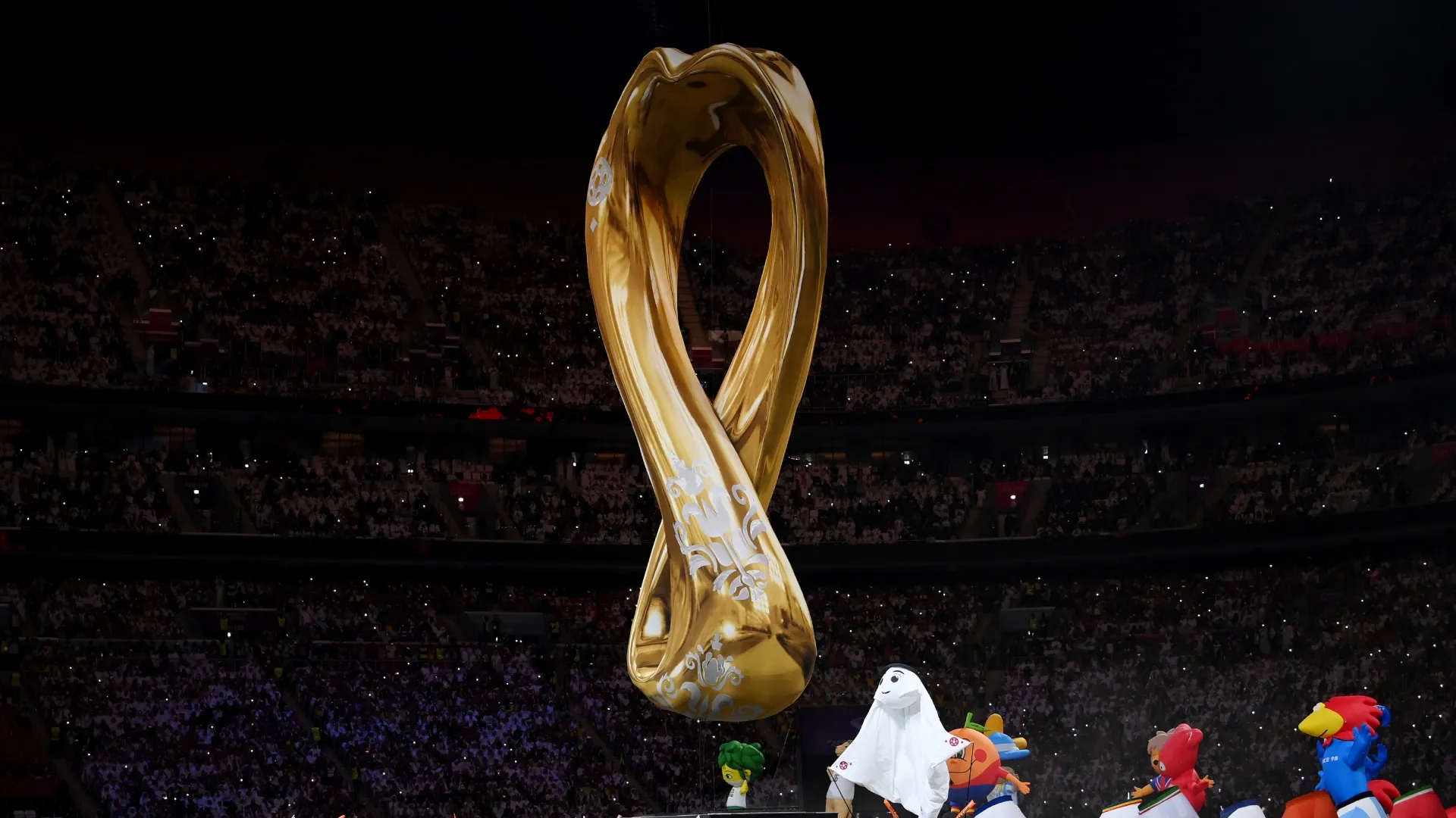 Dancers perform during the opening ceremony prior to the FIFA World Cup Qatar 2022 Group A match (Source: Justin Setterfield/Getty Images)