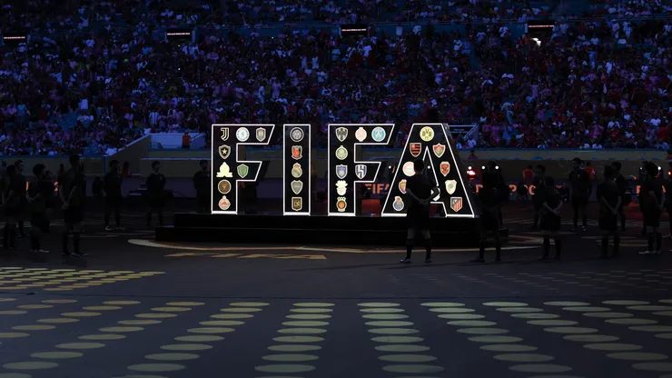 A general view of the opening ceremony prior to the FIFA Club World Cup 2025 group A match