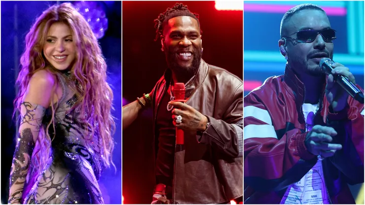 Shakira, Burna Boy and J Balvin