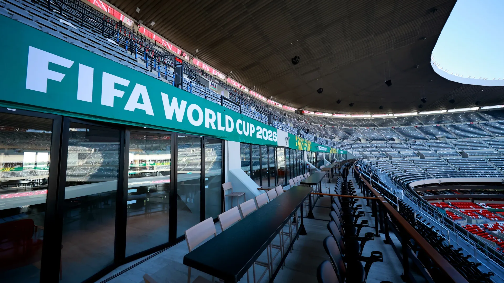 General view of Mexico City Stadium on May 20, 2026 (Source: Hector Vivas/Getty Images)